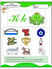 K Sesi Çalışma Sayfaları